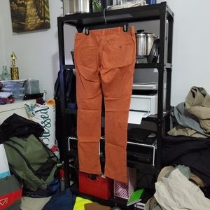 J crew orange pants 31x32